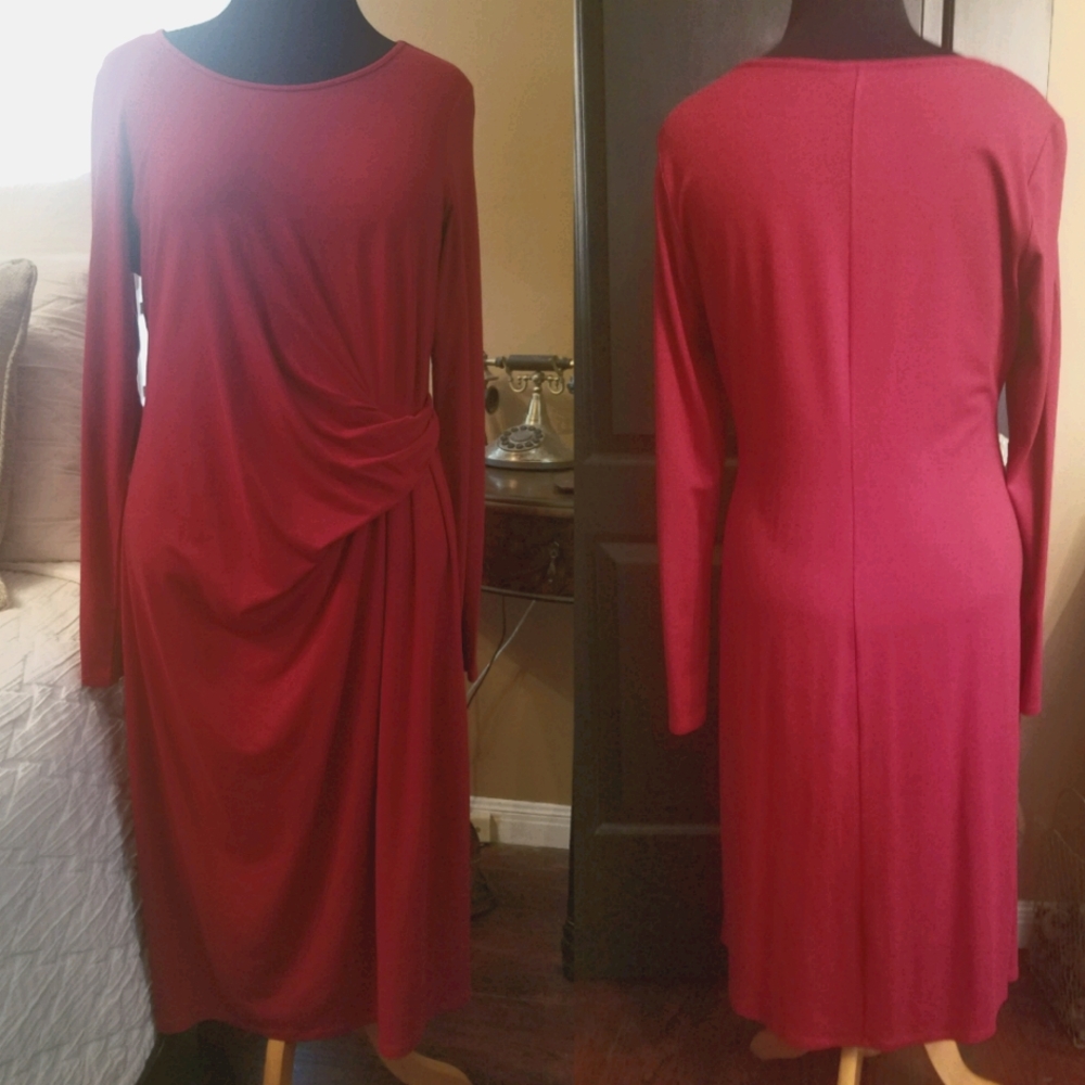 J.Jill drape dress - Picture 1 of 7